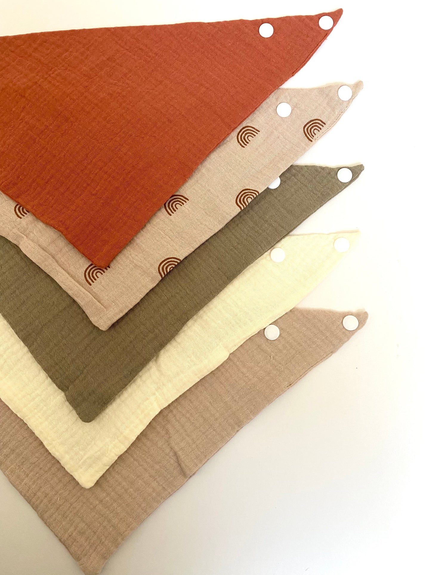 Baby/Toddler Cotton Muslin Bandana Bibs 0-18 Month