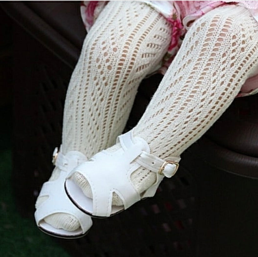 Baby/Toddler’s cotton tights Pink, Cream, White