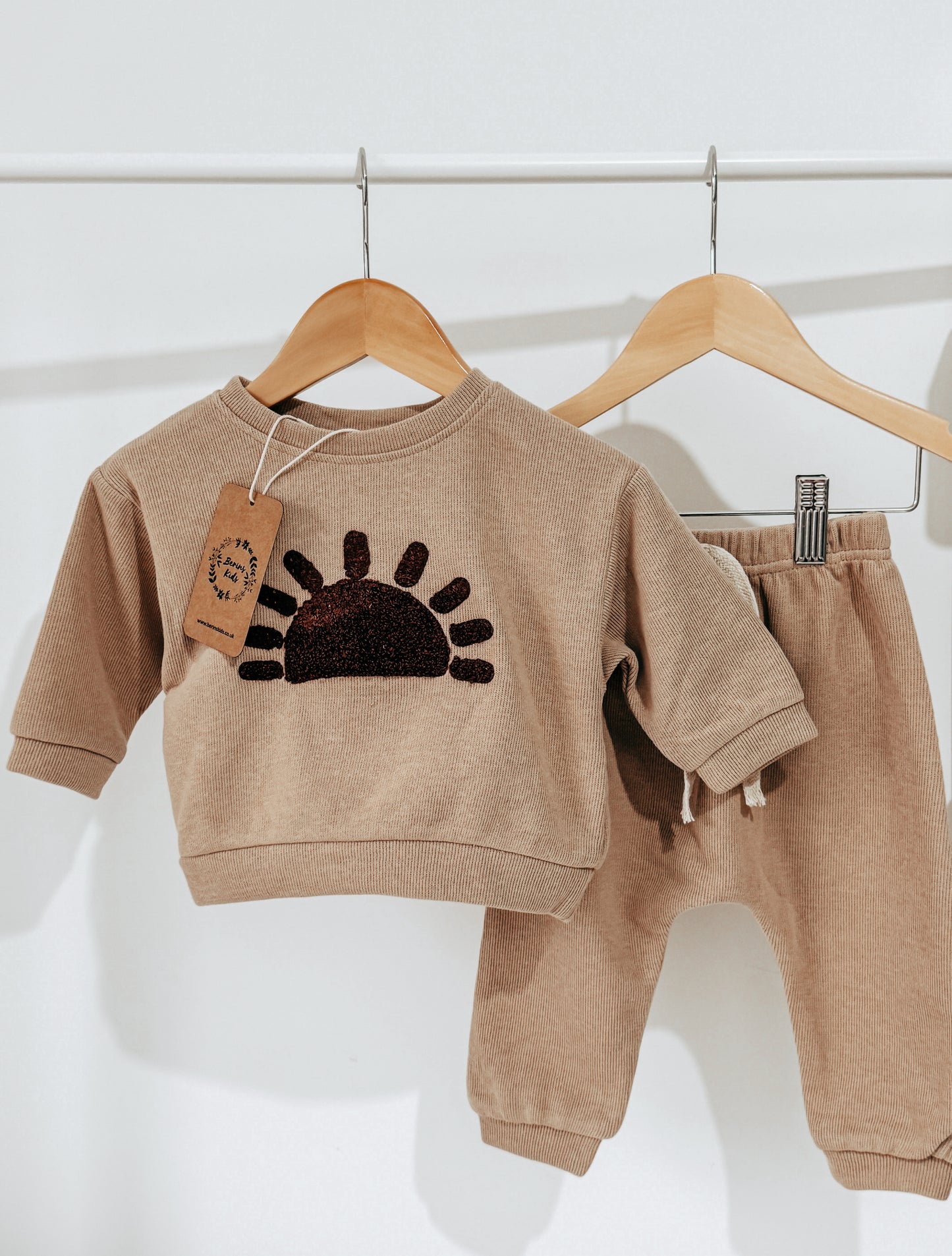 Baby/Toddler Khaki Sun Tracksuit Set (2 pcs)
