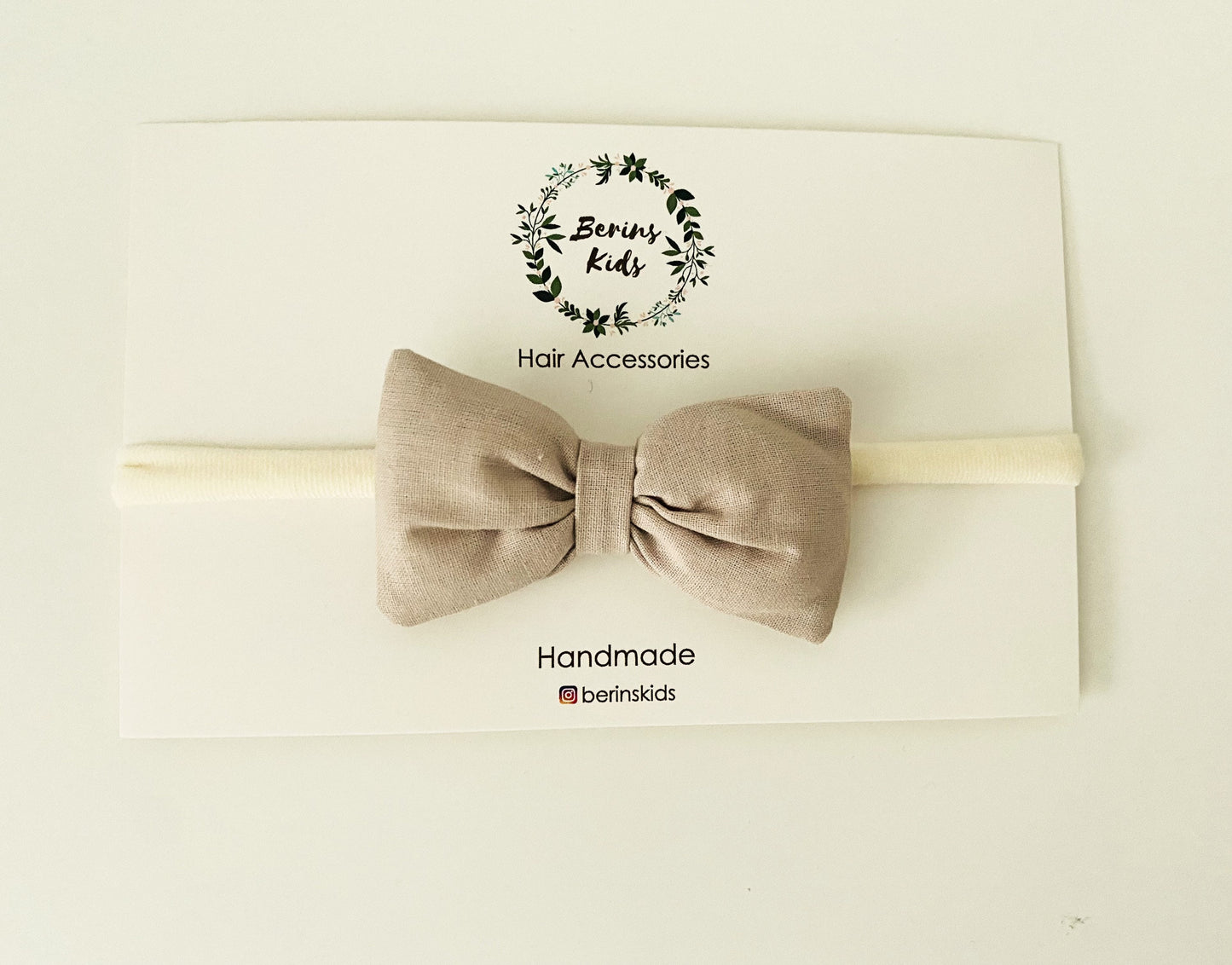 Baby bib, dummy clip, hairband bow set of 3