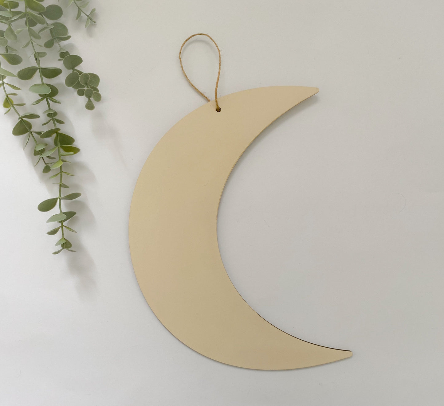 Wooden Set of 9 Wall Decor, Moon, Cloud, Star, Balloon | Boho Style Nursery Wall Decor