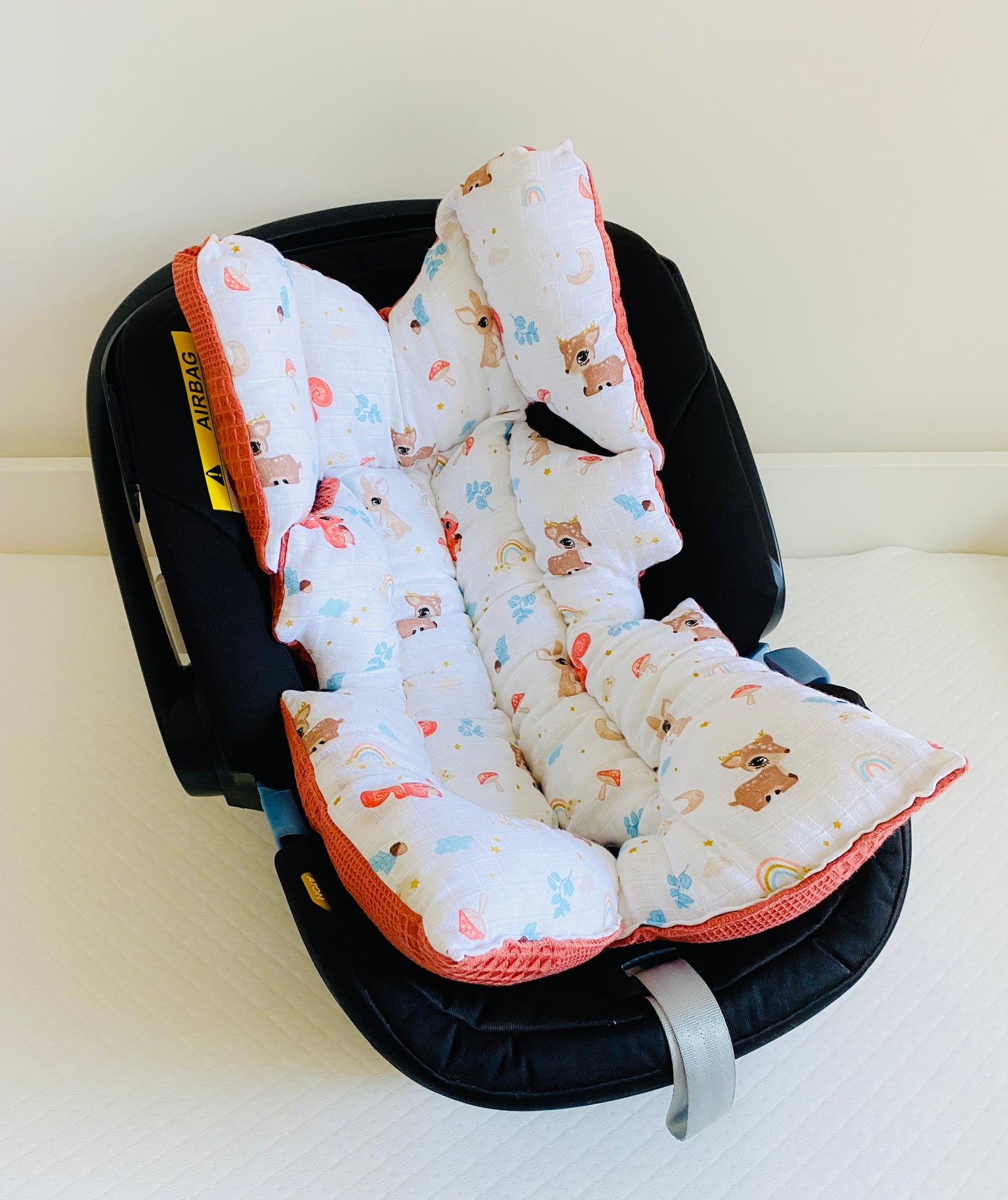 Baby Muslin Car Seat Cushion