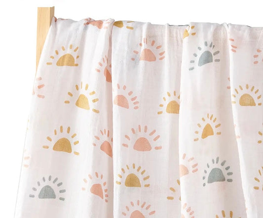 Muslin Swaddle Blanket | Receiving Blanket 100% Cotton Large(100x100cm)