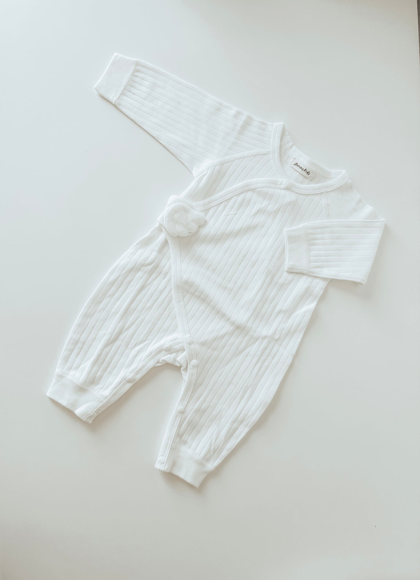 Baby Angel Wing Romper(WHITE)- Personalised Bodysuit for Newborn Boy Girl