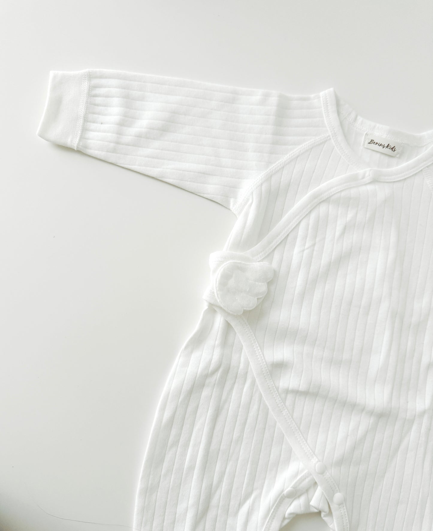 Baby Angel Wing Romper(WHITE)- Personalised Bodysuit for Newborn Boy Girl