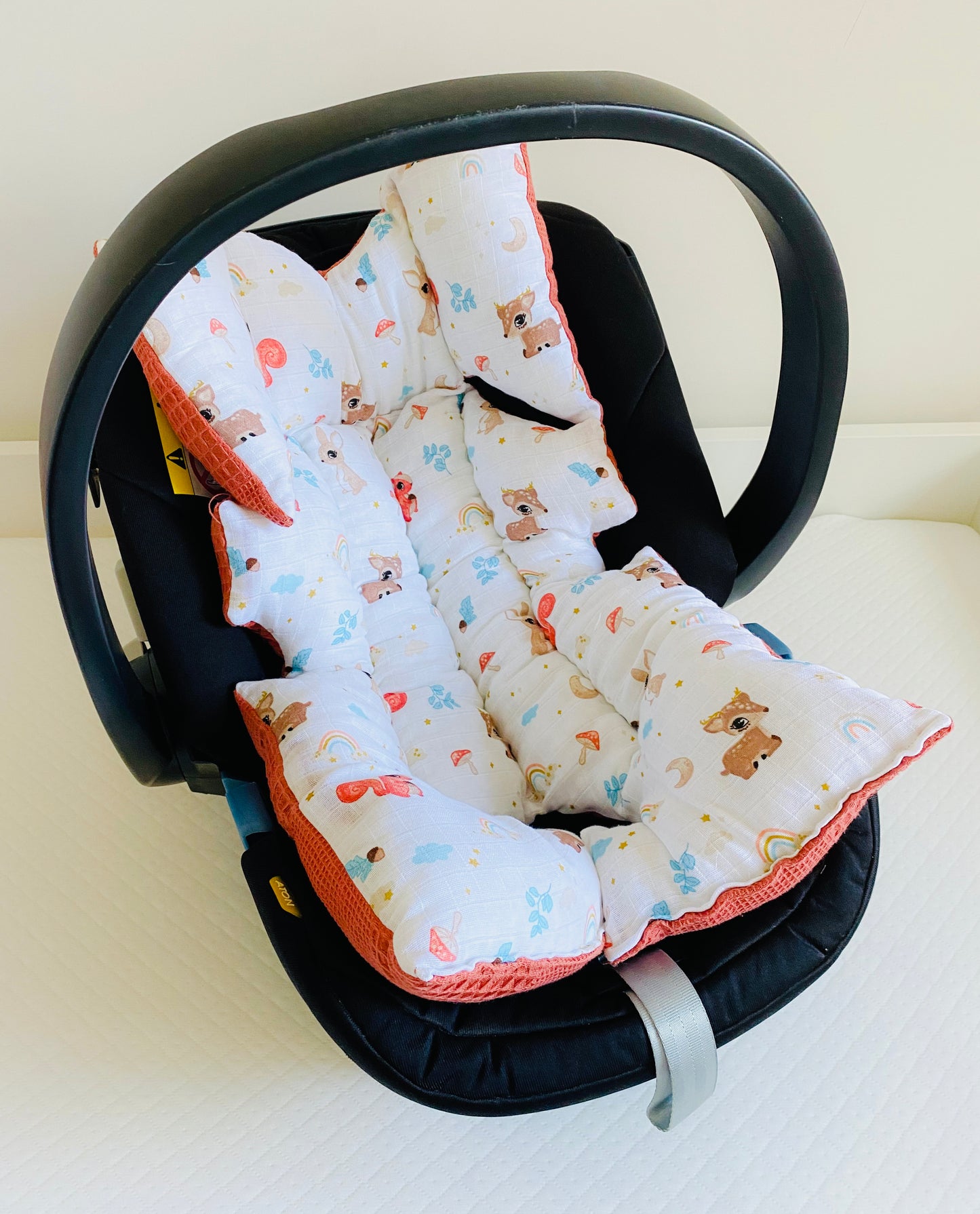 Baby Muslin Car Seat Cushion