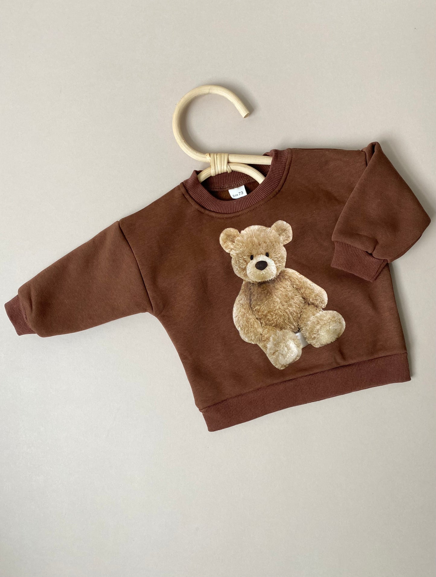 Baby/Toddler BROWNTeddy Bear Sweatshirt for Boys and Girls