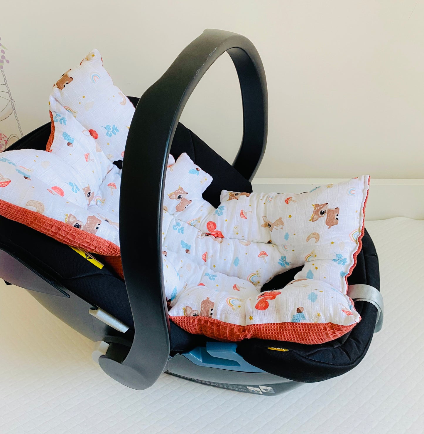 Baby Muslin Car Seat Cushion