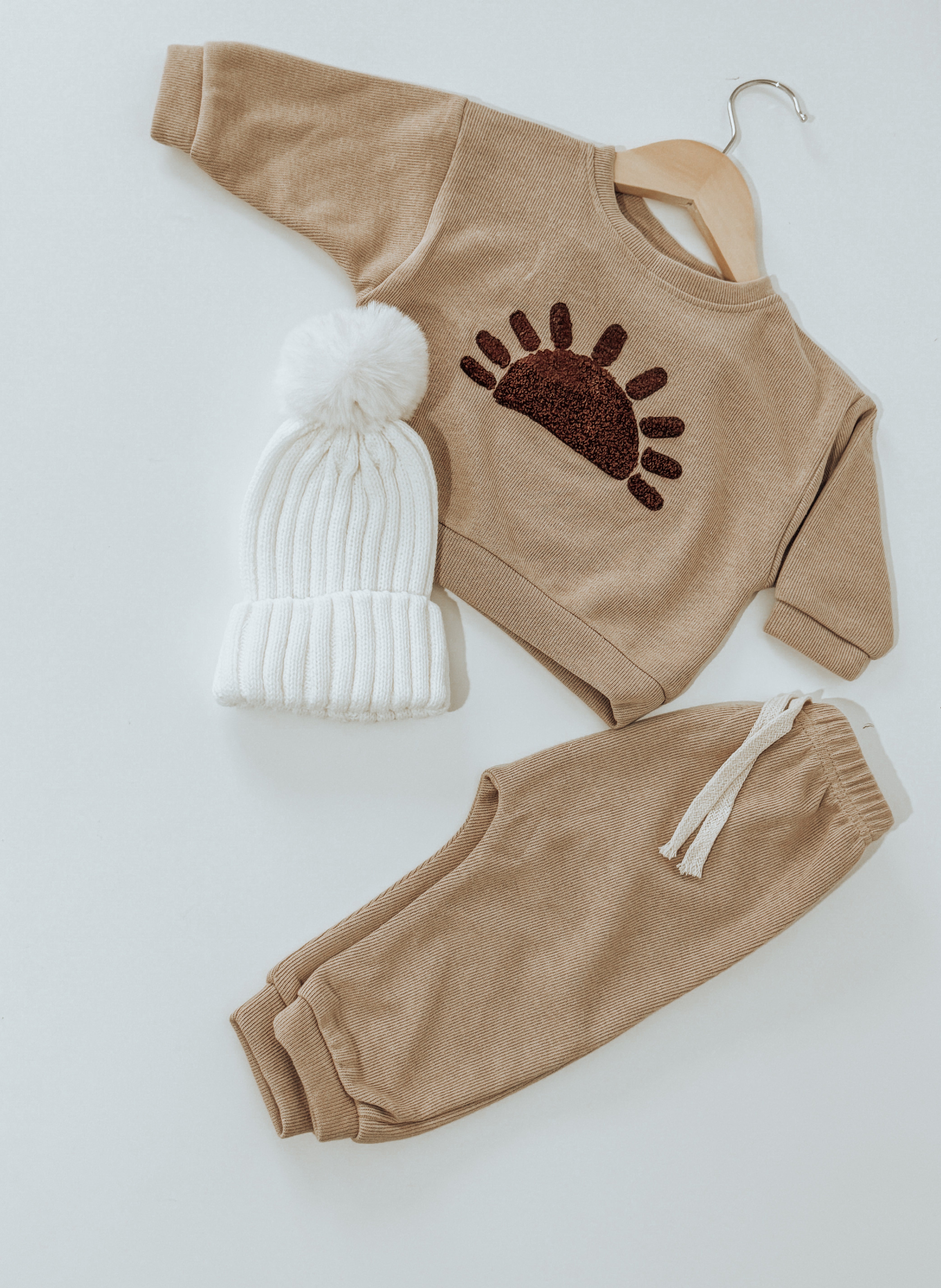 Baby Toddler Khaki Sun Tracksuit Set 2 pcs Berins Kids