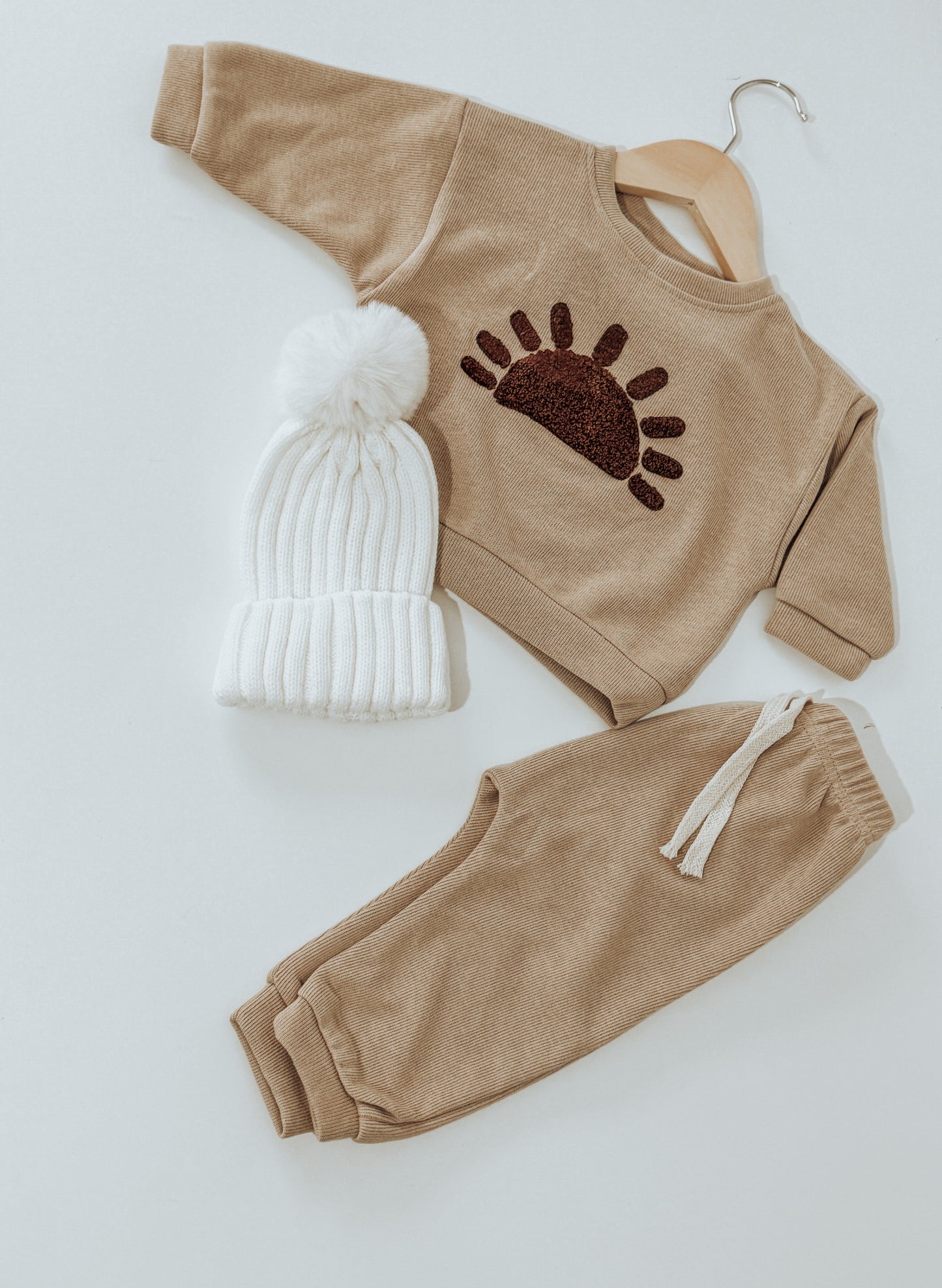 Baby/Toddler Khaki Sun Tracksuit Set (2 pcs)