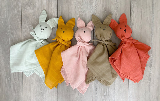 Baby Muslin Bunny Comforter