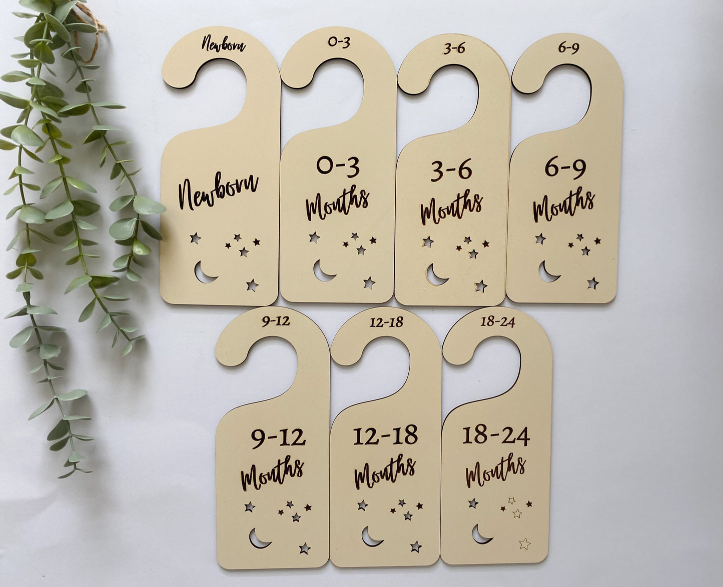 Baby Nursery Closet Set Wardrobe Dividers set of 7