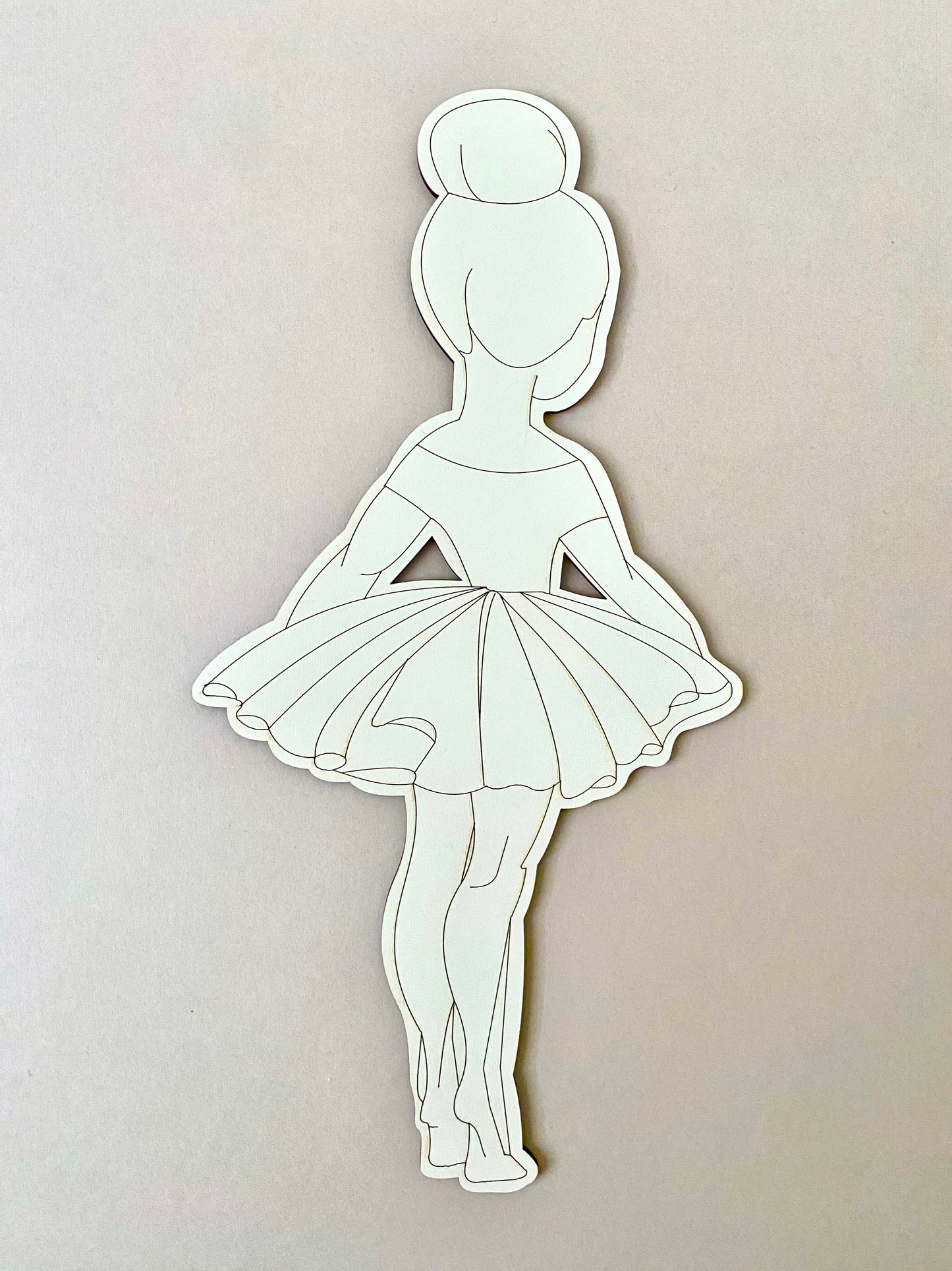 Wooden Fairy Wall Decor, Ballerina Nursery Wall Decor, Girls Room Decor