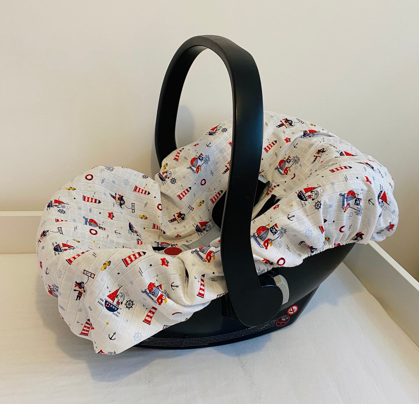 Baby Car Seat Protector | Infant Muslin Car Seat Liner