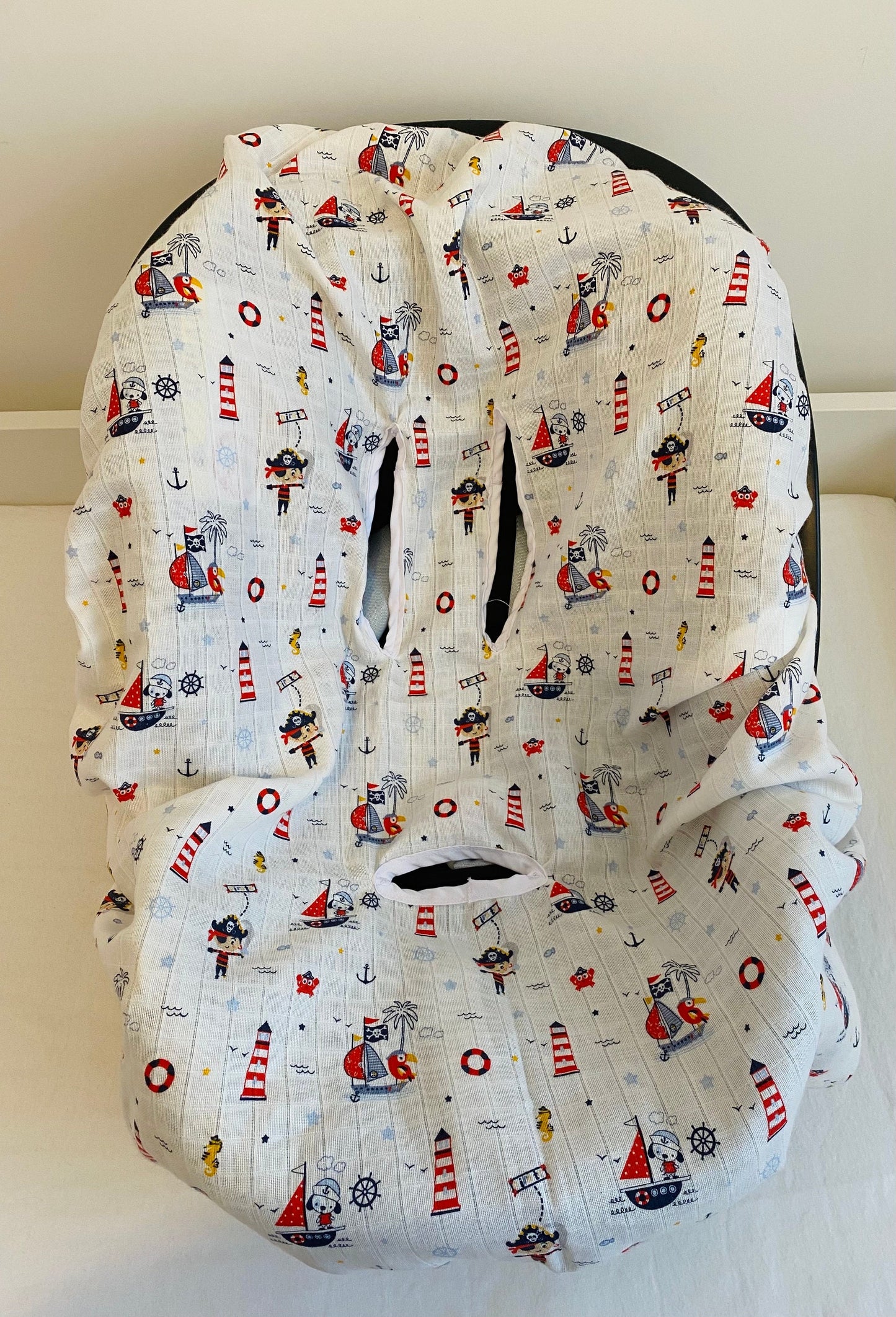 Baby Car Seat Protector | Infant Muslin Car Seat Liner