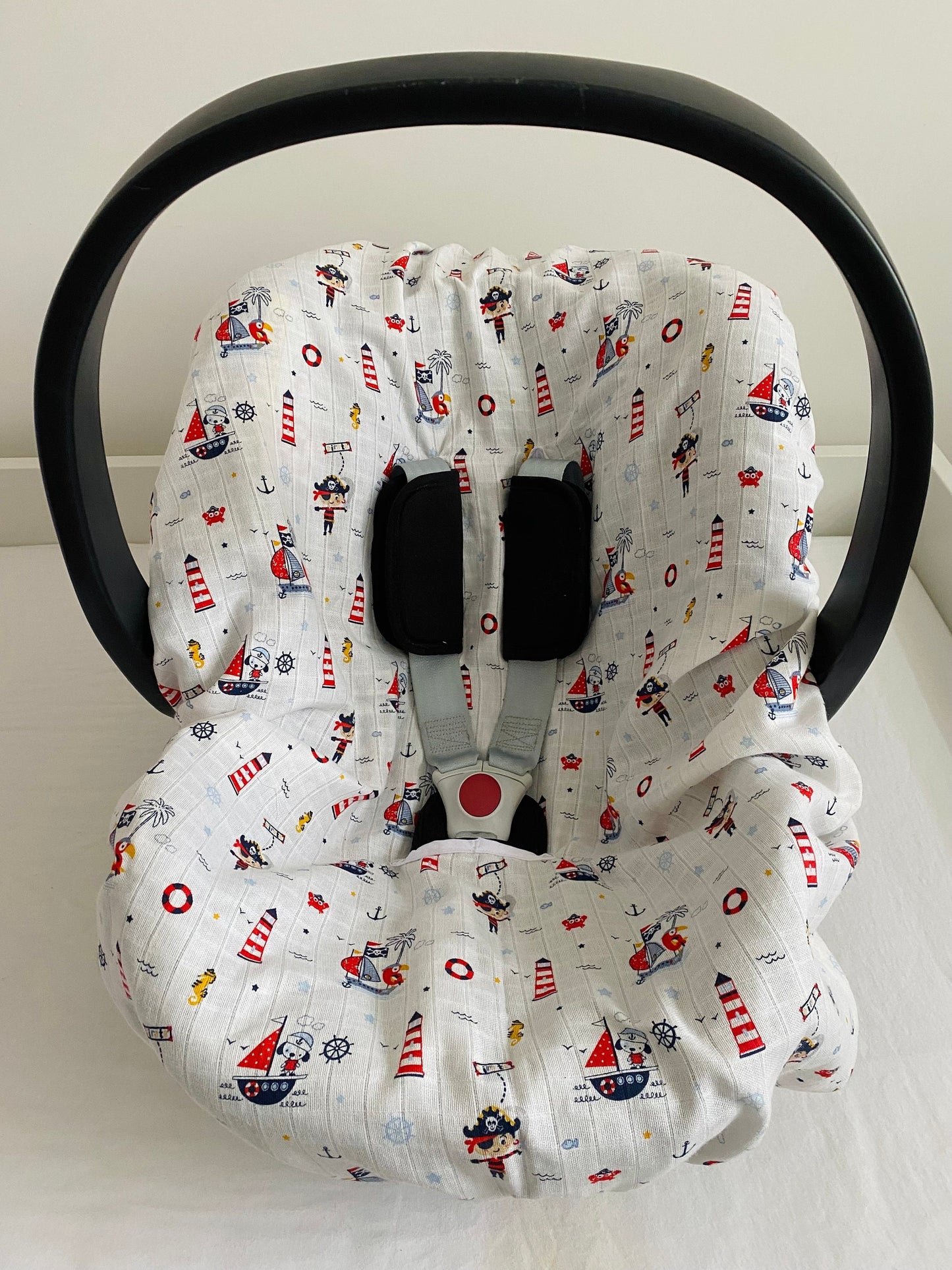 Baby Car Seat Protector | Infant Muslin Car Seat Liner