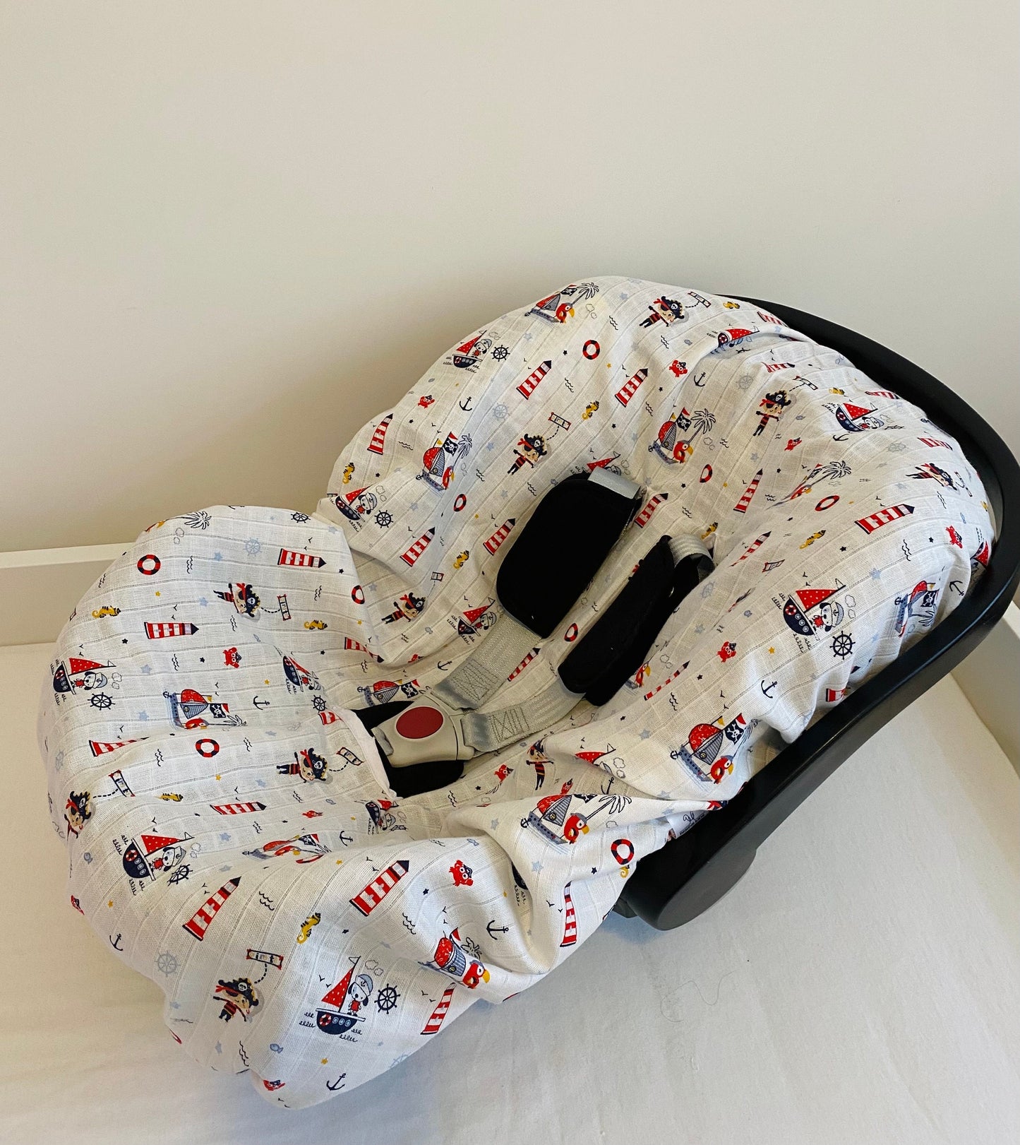 Baby Car Seat Protector | Infant Muslin Car Seat Liner